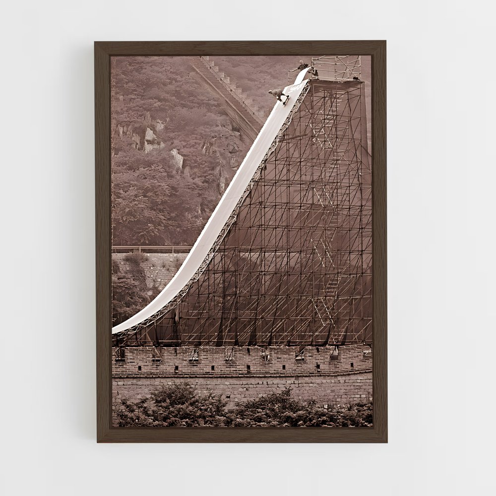 Poster Pont Métallique – affiche Skateboard (vue 5)